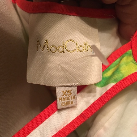 Mod Cloth Waving From The Waterfront Dress XS - Picture 6 of 8